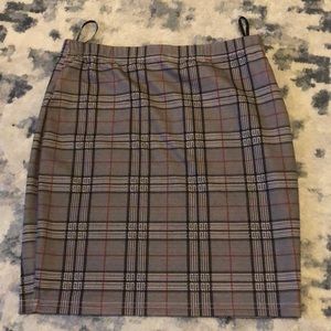 Plaid Mini Skirt